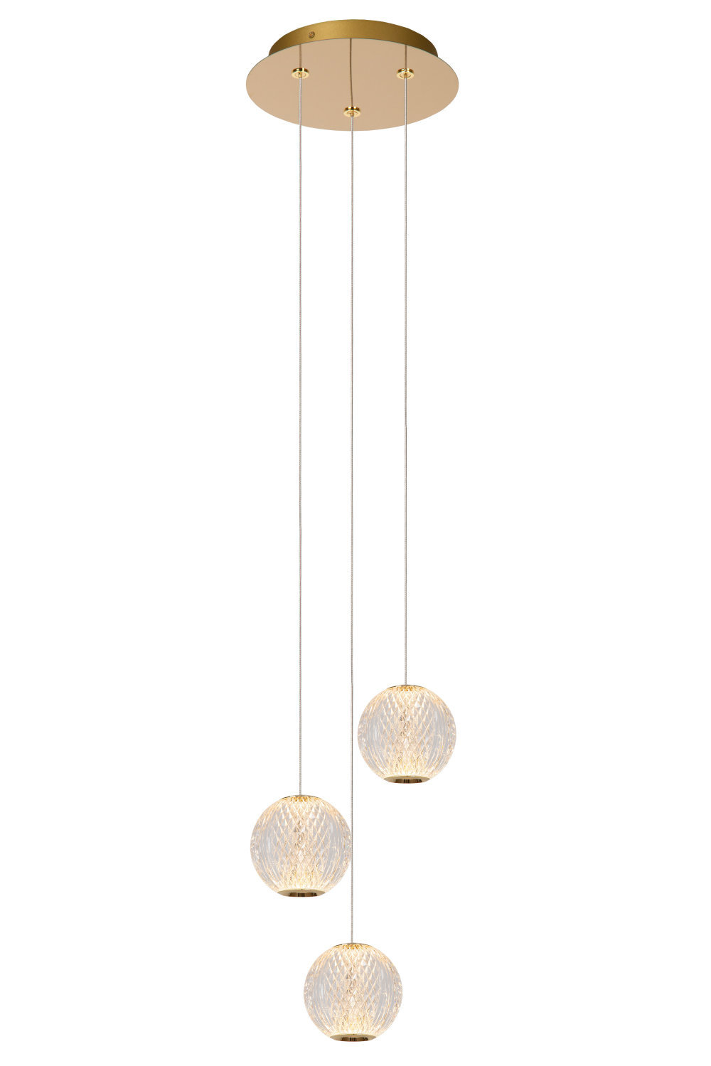 Lucide CINTRA - Hanglamp - Ø 25 cm - LED Dimb. - 3x4