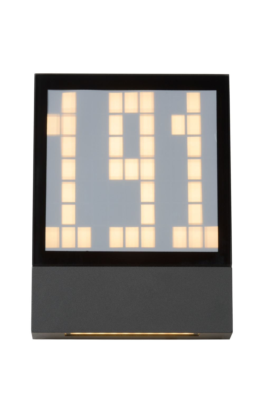 Lucide DIGIT - Wandlamp Buiten - LED - 1x3W 2700K - IP54 - Antraciet