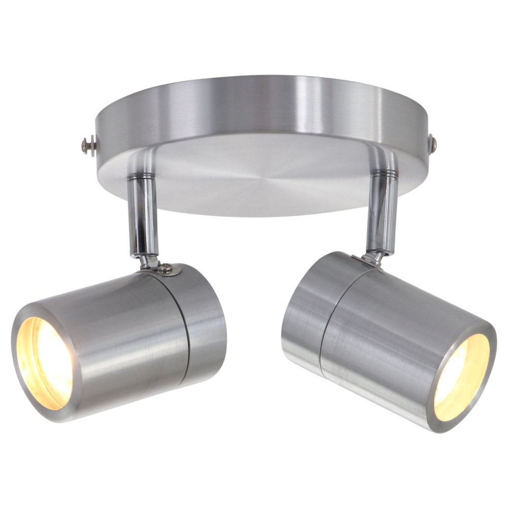 Mexlite Spot upround IP44 LED 2487st staal