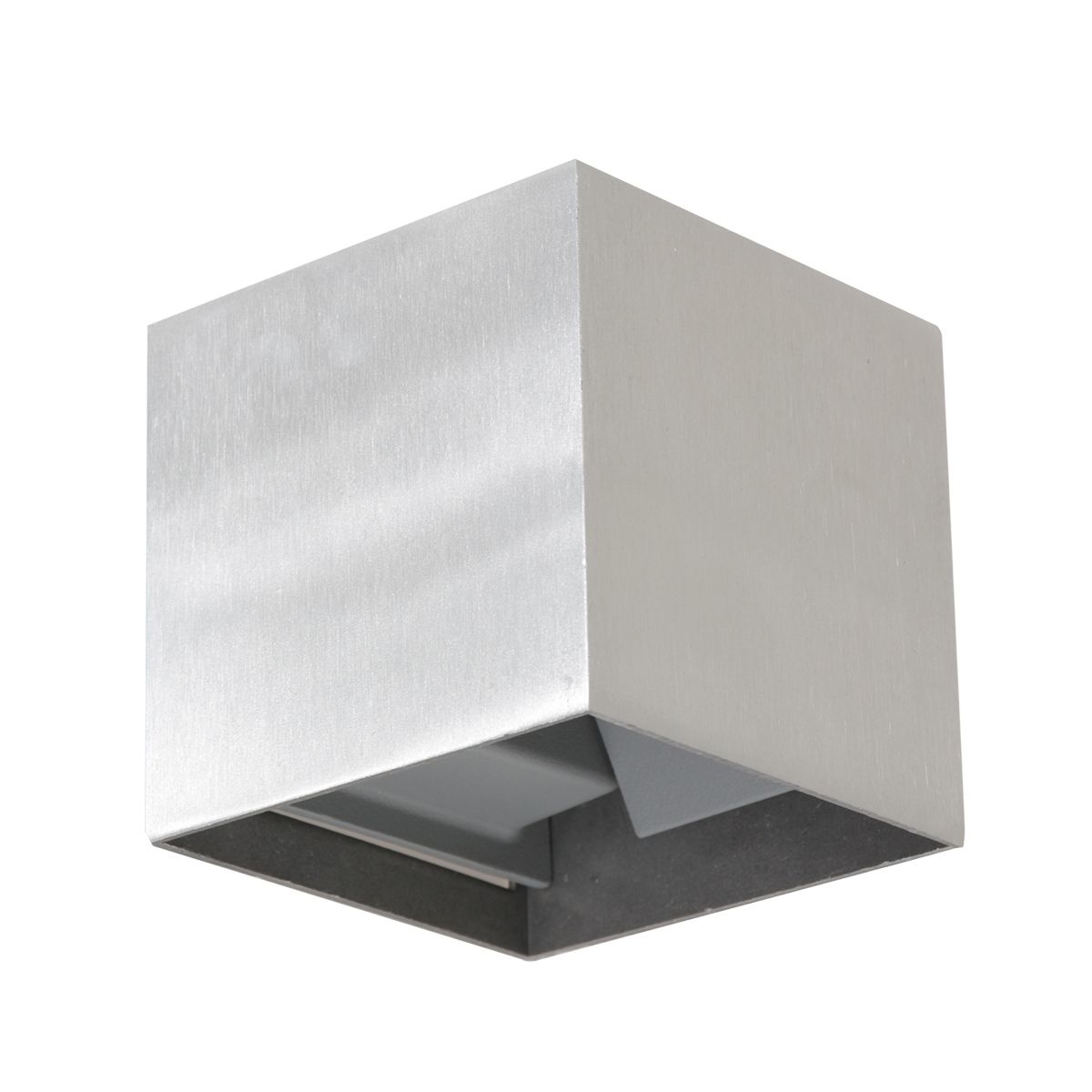 Steinhauer Buitenlamp Boxx incl. LED 2 lichts dag nacht sensor mat chroom