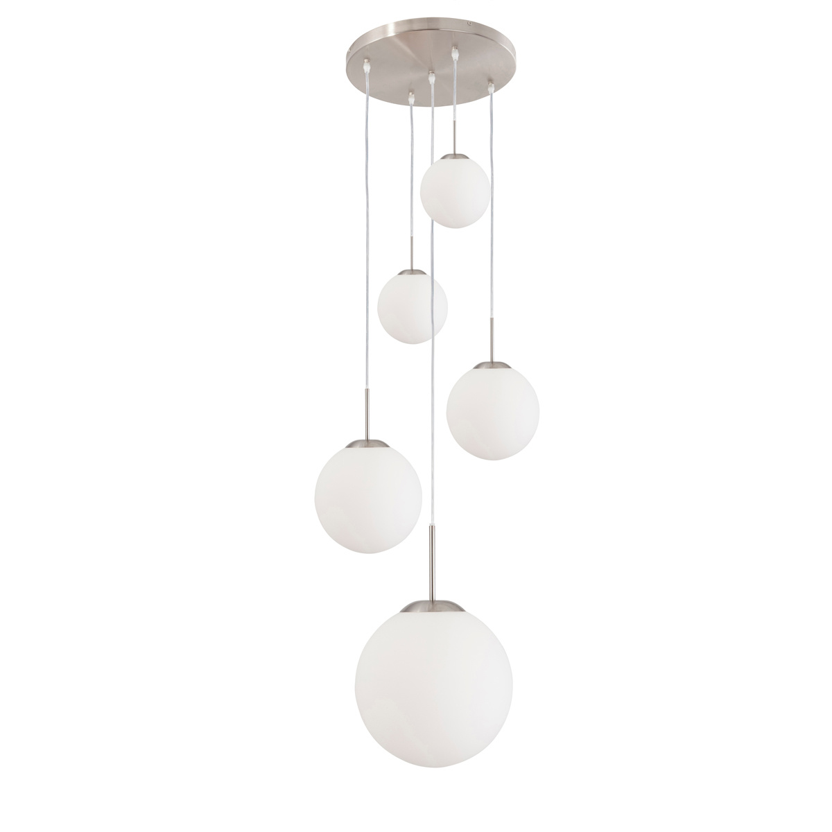 Steinhauer Hanglamp bollique Ø 60 cm 7376 staal