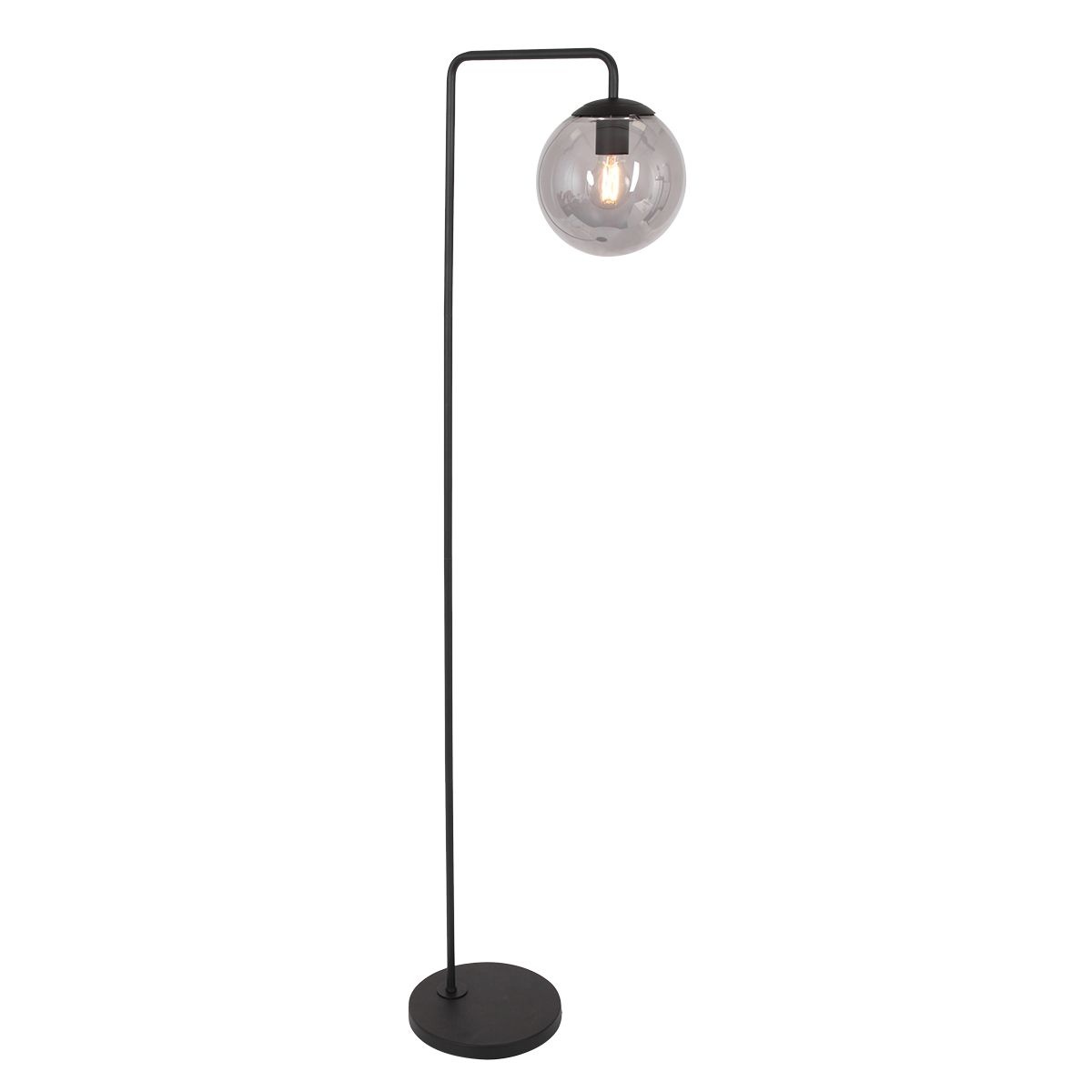 Steinhauer Vloerlamp bollique H 149 cm 3325 zwart