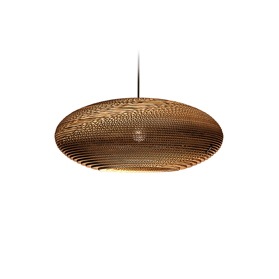 Think Paper Hanglamp Jazzy 440 Ø 44 cm bruin