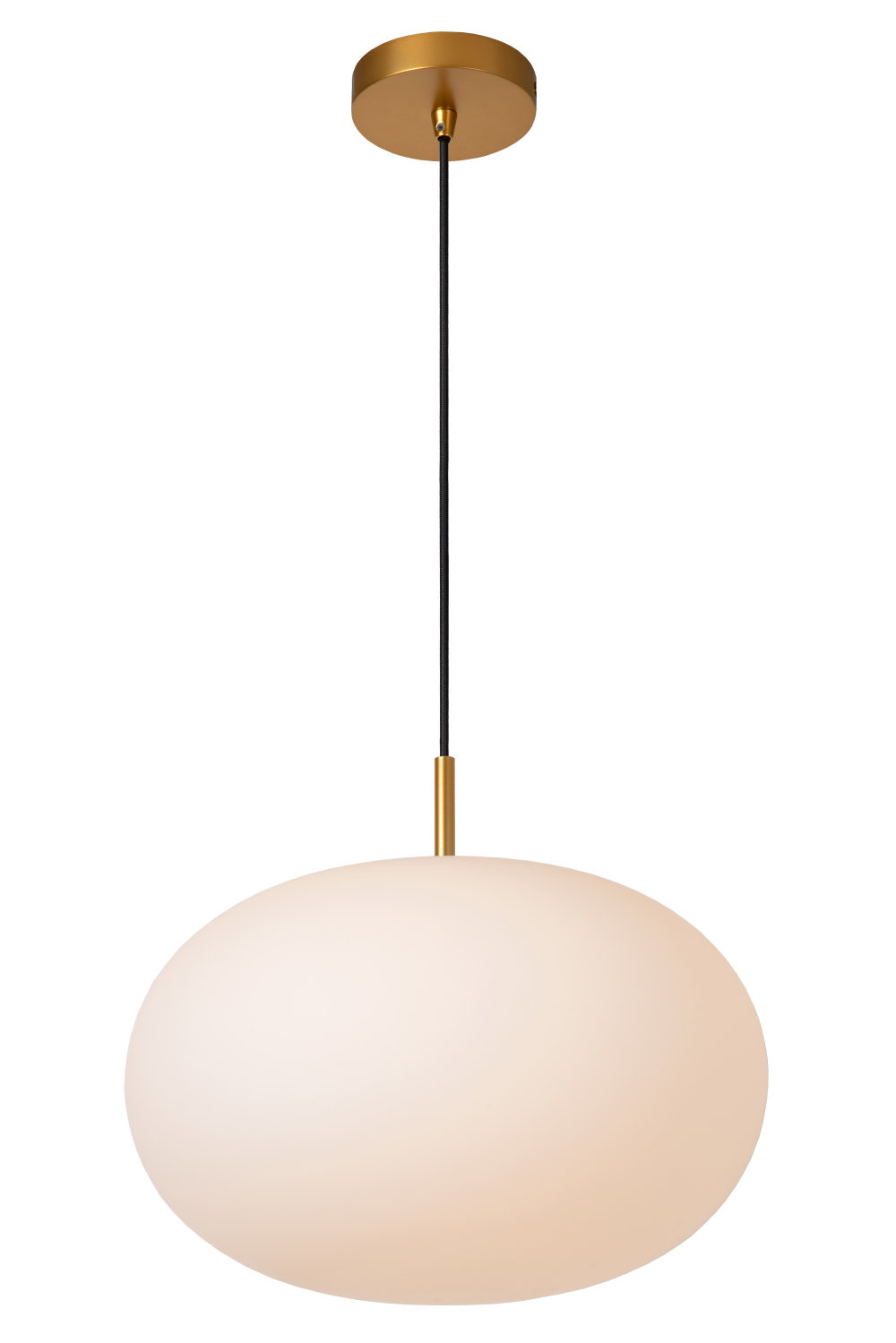 Lucide ELYSEE - Hanglamp - Ø 38 cm - 1xE27 - Opaal