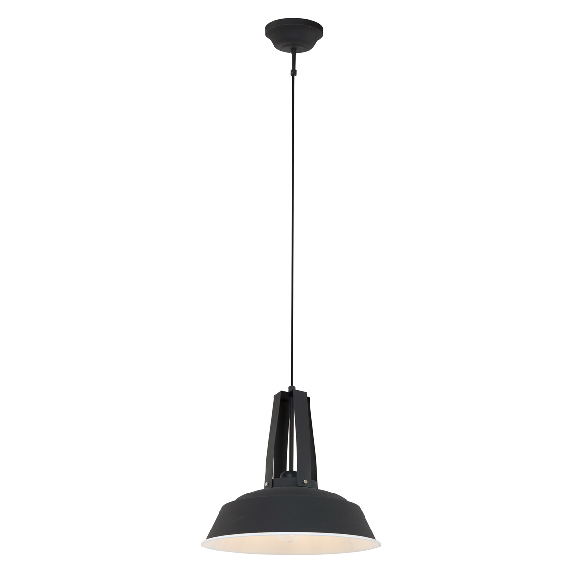 Mexlite Hanglamp mexlite eden 7704zw zwart
