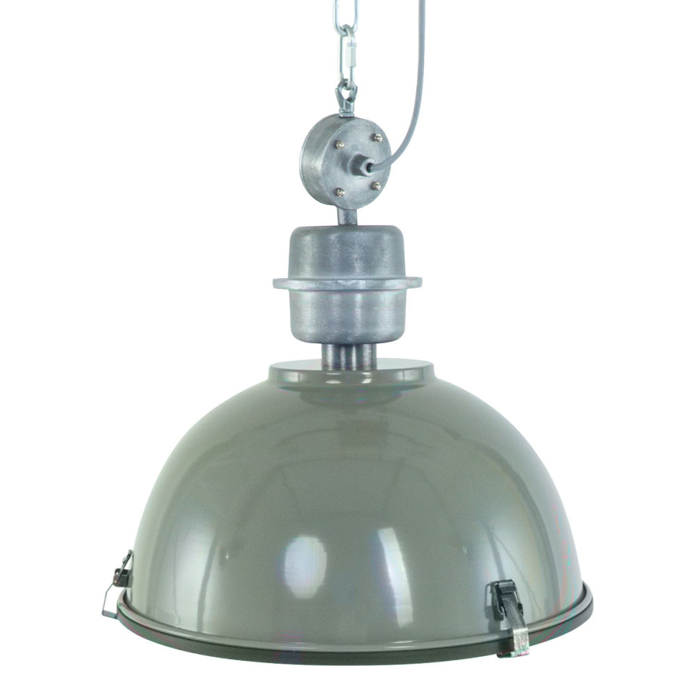Steinhauer Hanglamp industrieel 7586g groen